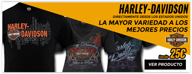 SpacioBiker - Camisetas motos custom Harley Davidson